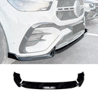 Mercedes GLE W167 C167 2024+ AMG Line Facelift Front Splitter In Gloss Black