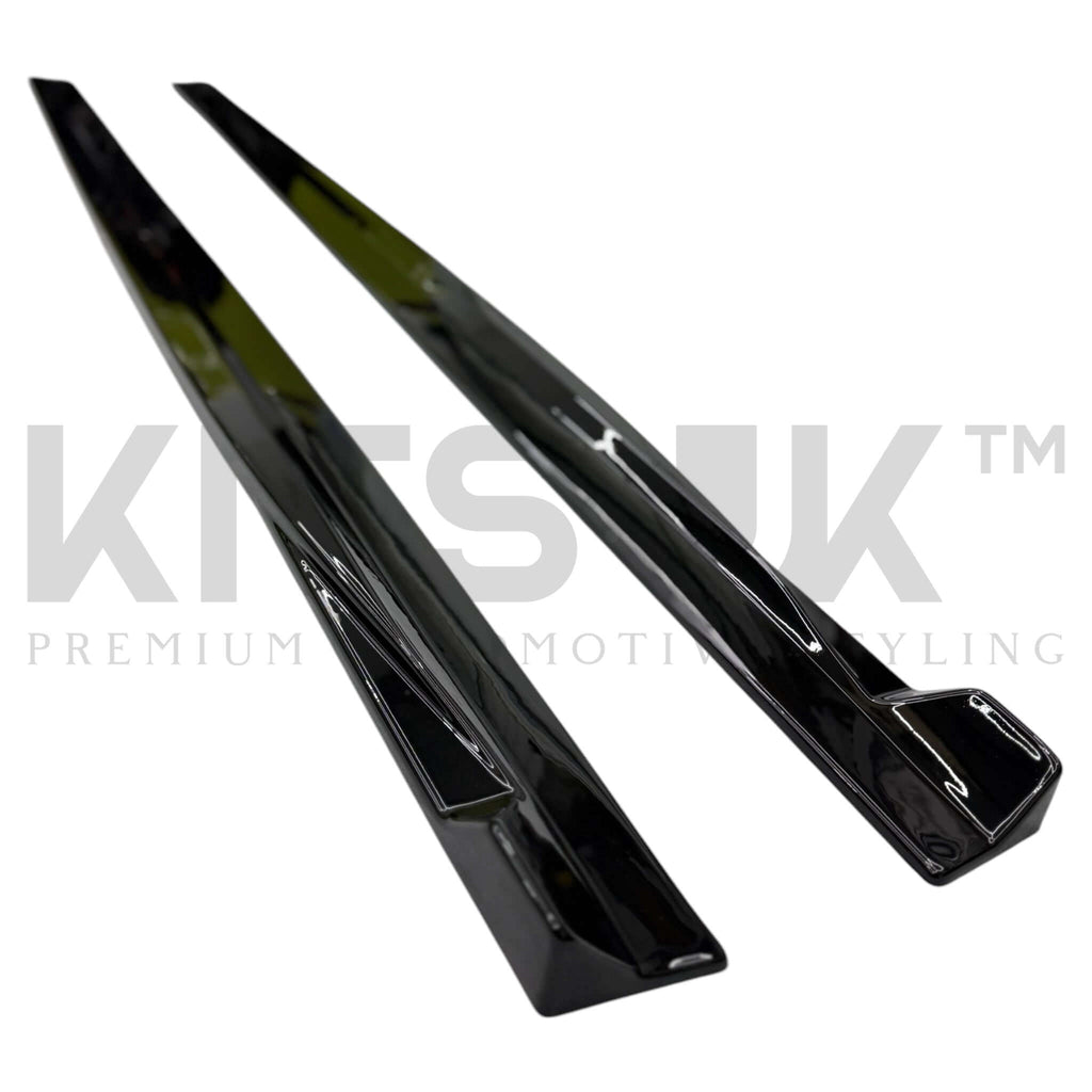 Mercedes W177 A35 A45 Side Skirt Extensions – Gloss Black