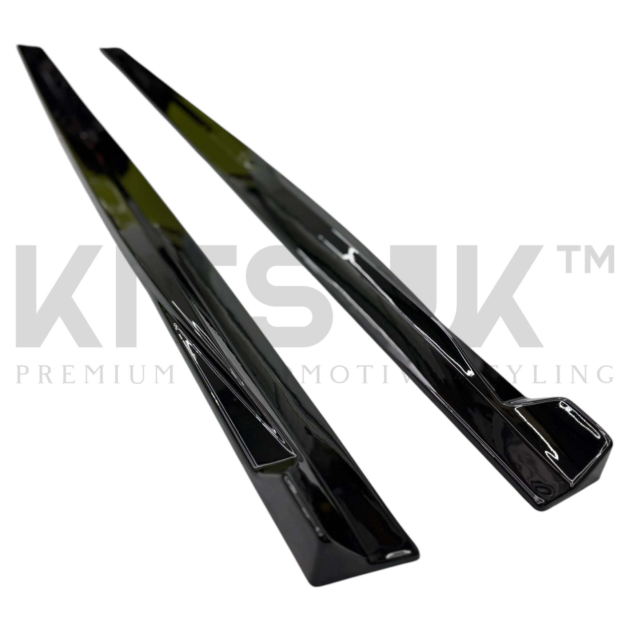 Mercedes W177/A35/A45 Side Skirt Extensions- Gloss Black