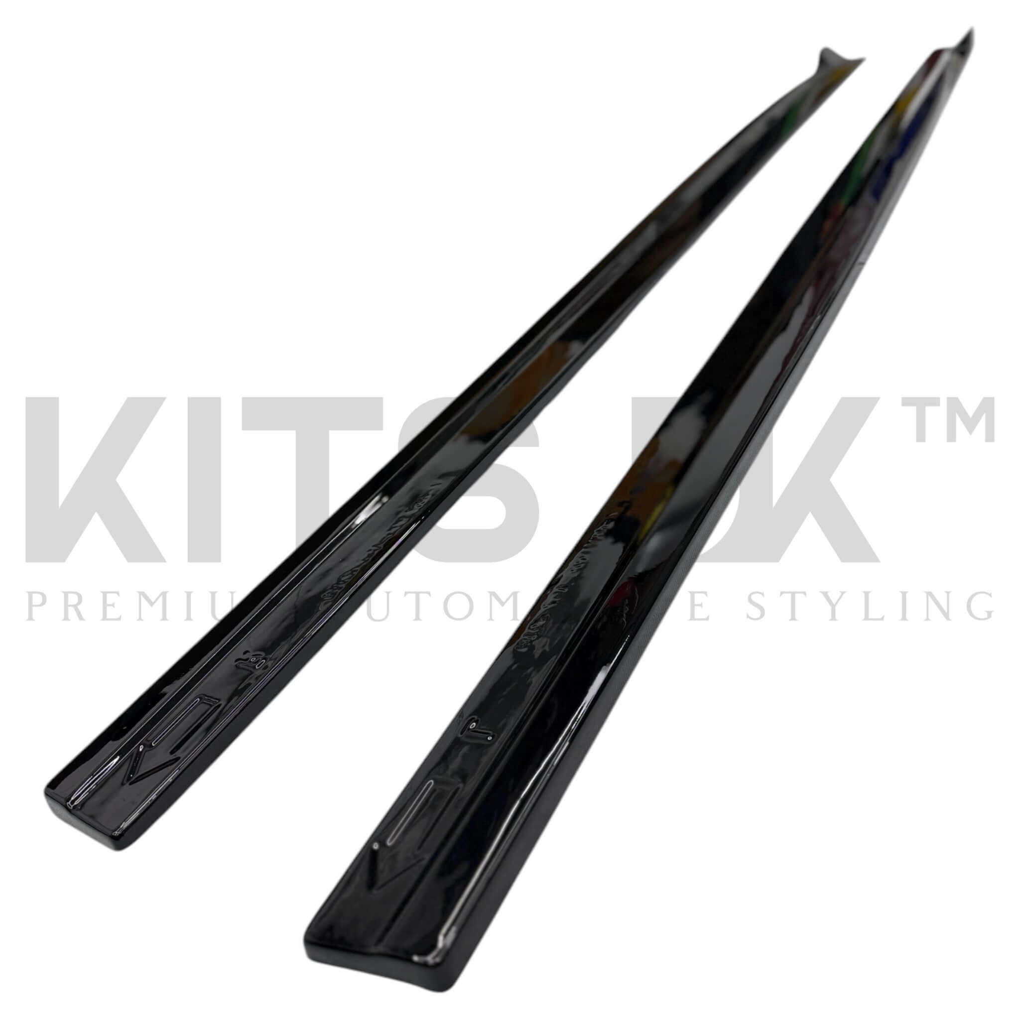 Mercedes W177/A35/A45 Side Skirt Extensions- Gloss Black