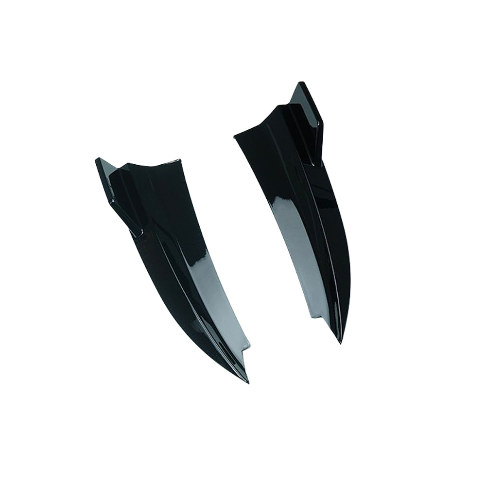 MERCEDES C43 & C CLASS SALOON W205 2014-2021 GLOSS BLACK REAR BUMPER CORNERS