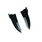 MERCEDES C43 & C CLASS COUPE/CONVERTIBLE W205 2014-2021 GLOSS BLACK REAR BUMPER CORNERS