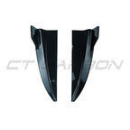 MERCEDES C43 & C CLASS W205 ESTATE 2019-2021 GLOSS BLACK REAR BUMPER CORNERS