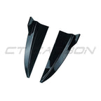 MERCEDES C43 & C CLASS W205 ESTATE 2019-2021 GLOSS BLACK REAR BUMPER CORNERS