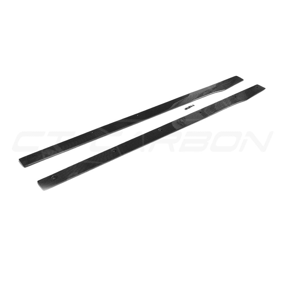 MERCEDES W205 C63 & C63S COUPE 2DR & SALOON 4DR CARBON SIDE SKIRTS V1
