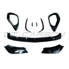 MERCEDES W206 2021+ C-CLASS GLOSS BLACK FRONT END TRIM PACK