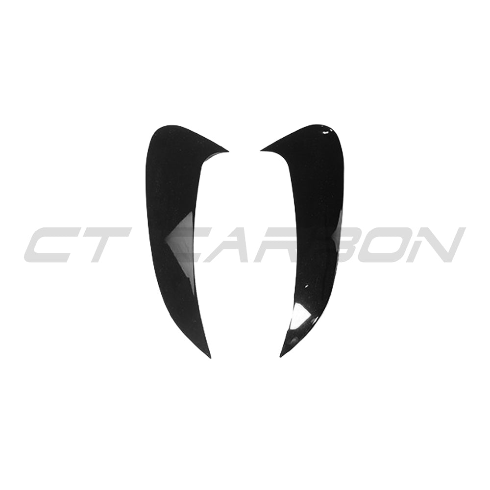 MERCEDES W206 2021+ C-CLASS GLOSS BLACK REAR BUMPER TRIM