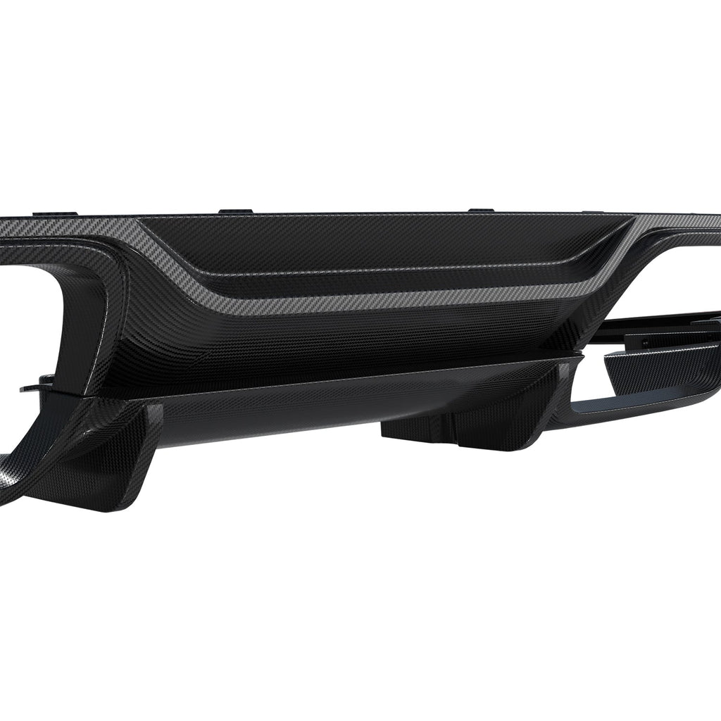 MHC+ BMW F80 M3 & F82/F83 M4 GTX Ultra Aggressive Undertray Add On In Pre Preg Carbon Fibre