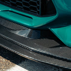 MHC+ BMW F87 M2 & M2 Competition GTX Adjustable Front Aero Add On In Pre Preg Carbon Fibre