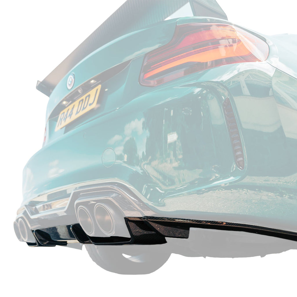 MHC+ BMW F87 M2 & M2 Competition GTX Ultra Aggressive Undertray Add On In Pre Preg Carbon Fibre