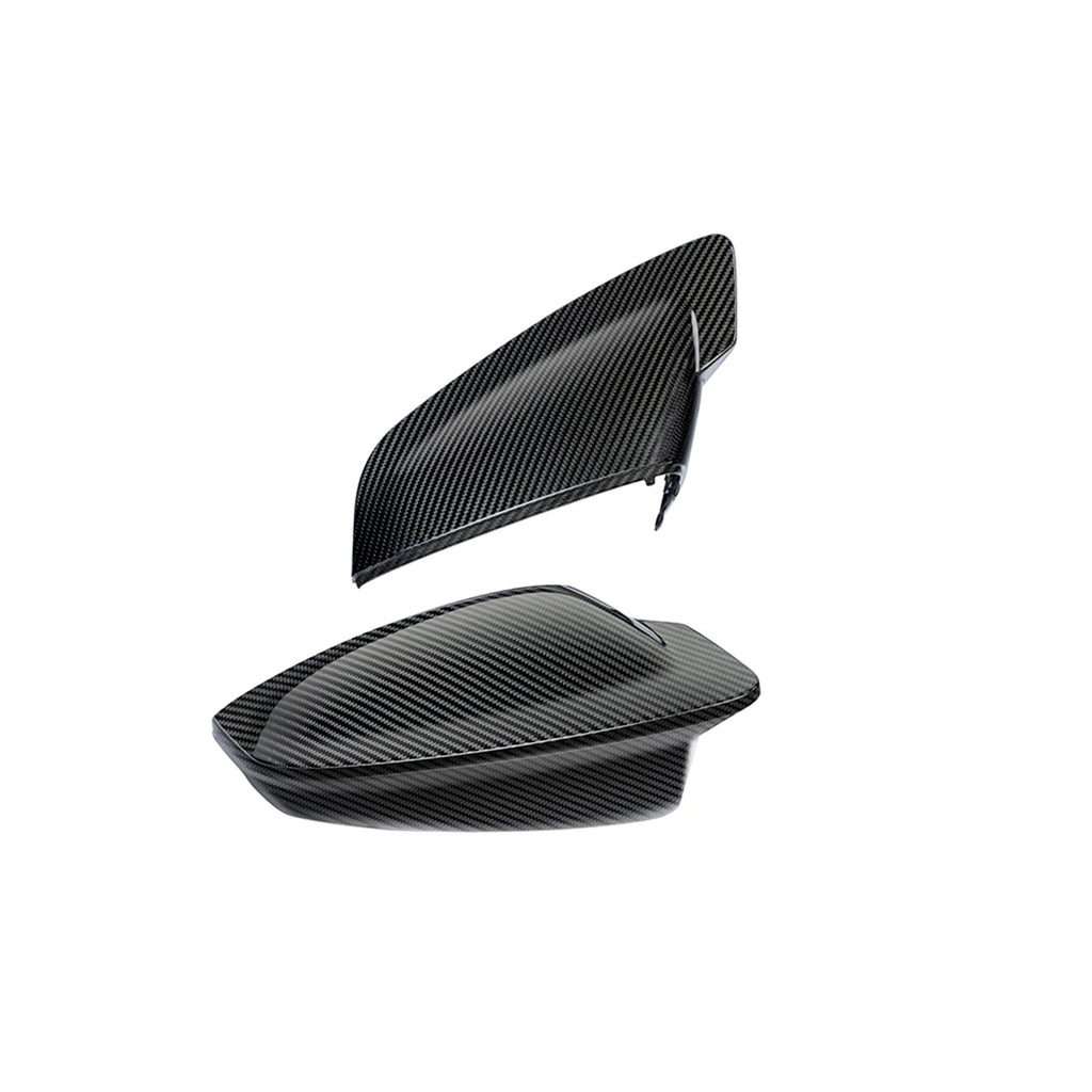 MHC+ Audi 8Y RS3 LHD Pre Preg Carbon Fibre Aggressive Style Mirror Caps (With Lane Assist)