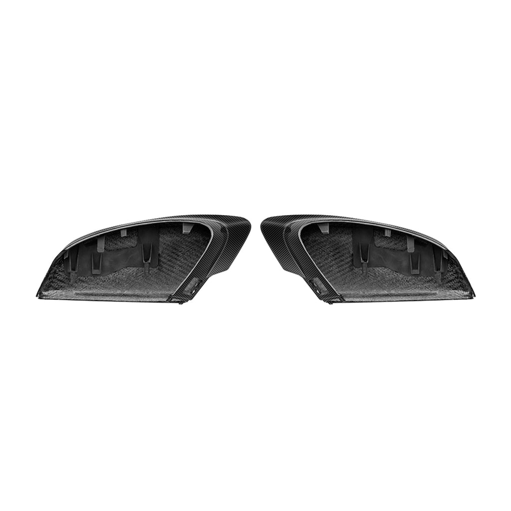 MHC+ Audi 8Y RS3 LHD Pre Preg Carbon Fibre Aggressive Style Mirror Caps (With Lane Assist)