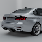 MHC+ BMW F80 M3 & F82/F83 M4 GTX Rear Diffuser In Pre Preg Carbon Fibre