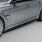 MHC+ BMW F80 M3 & F82/F83 M4 GTX Side Skirts In Pre Preg Carbon Fibre