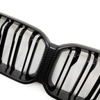 MHC+ BMW F87 M2 Competition Premium Front Grille In Pre Preg Carbon Fibre & Gloss Black (2018-2020)