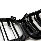 MHC+ BMW F87 M2 Competition Premium Front Grille In Pre Preg Carbon Fibre & Gloss Black (2018-2020)