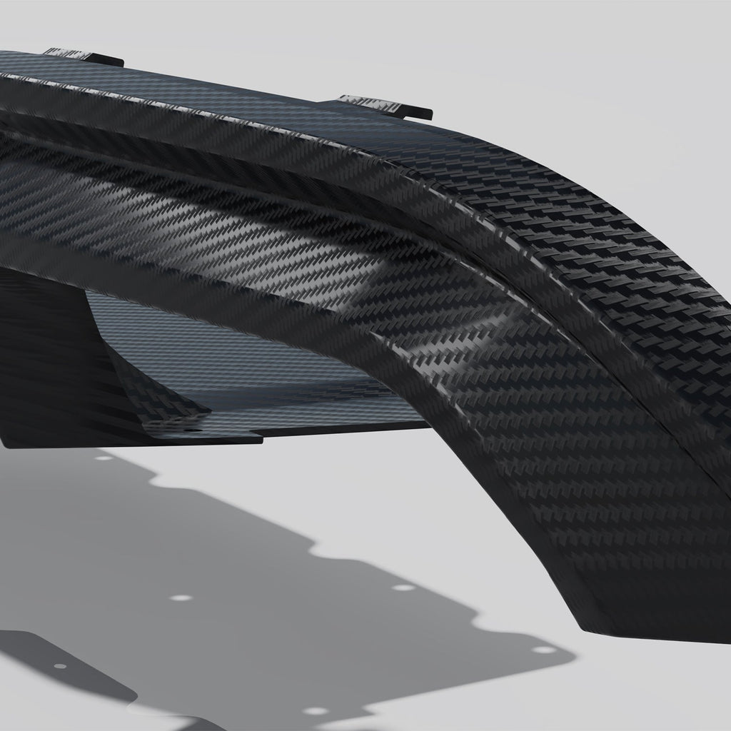 MHC+ BMW F87 M2 & M2 Competition GTX Rear Diffuser In Pre Preg Carbon Fibre