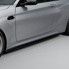 MHC+ BMW F87 M2 & M2 Competition GTX Side Skirts In Pre Preg Carbon Fibre