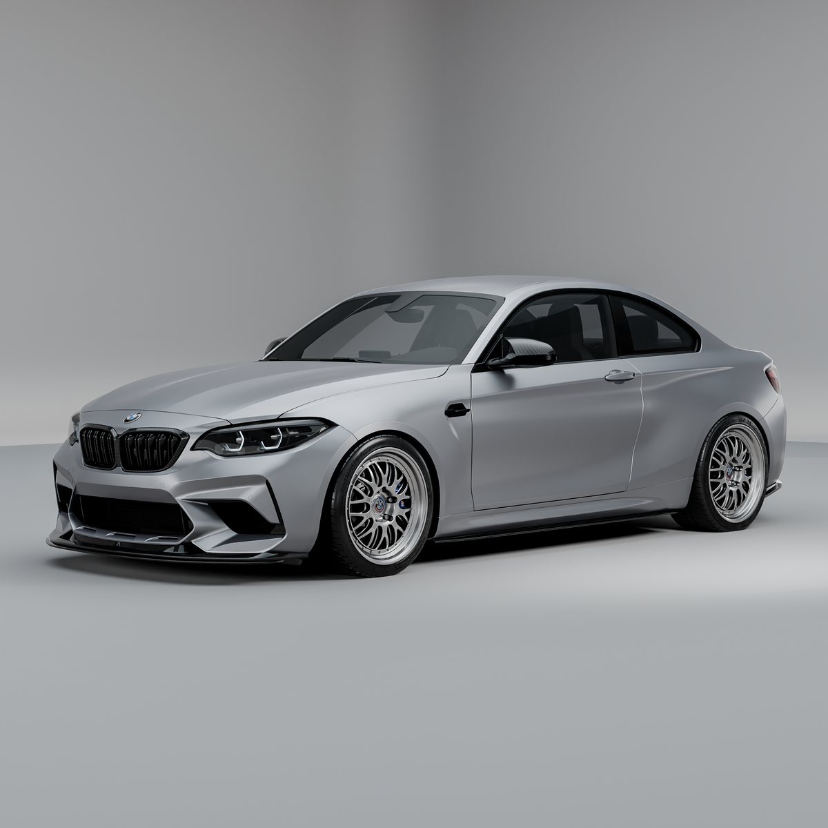 MHC+ BMW F87 M2 & M2 Competition GTX Side Skirts In Pre Preg Carbon Fibre