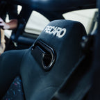 MHC+ Recaro SR2 & SR3 Satin Pre Preg Carbon Fibre Seat Harness Pass Through Inlays Set