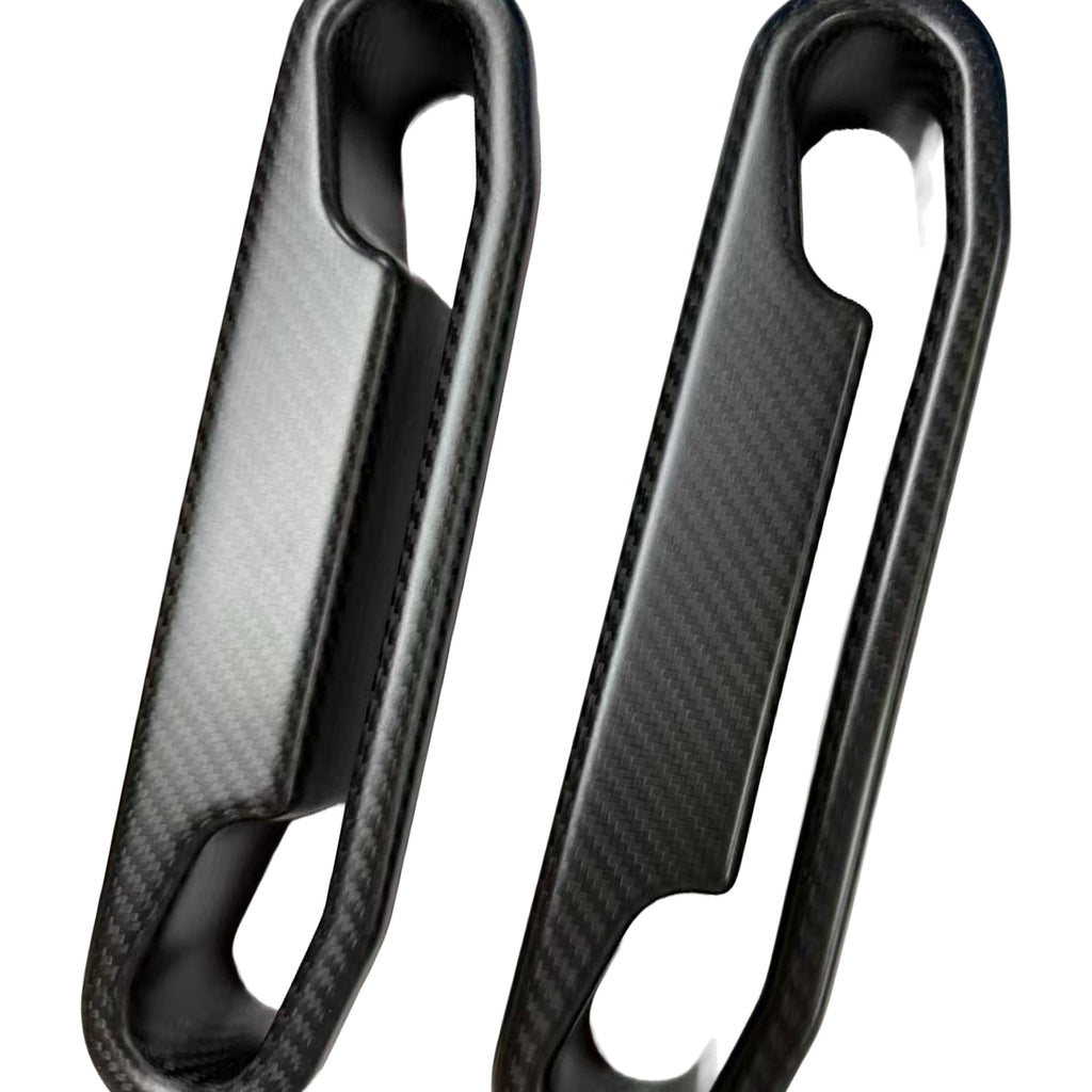MHC+ Recaro SR2 & SR3 Satin Pre Preg Carbon Fibre Seat Harness Pass Through Inlays Set