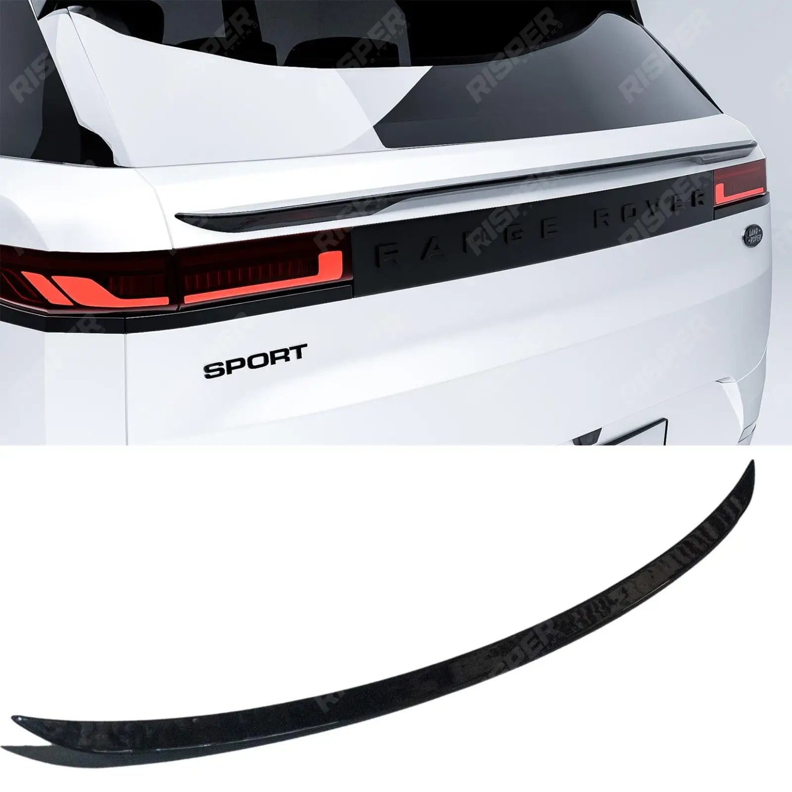 Mid Spoiler In Gloss Black For Range Rover Sport 2023 On