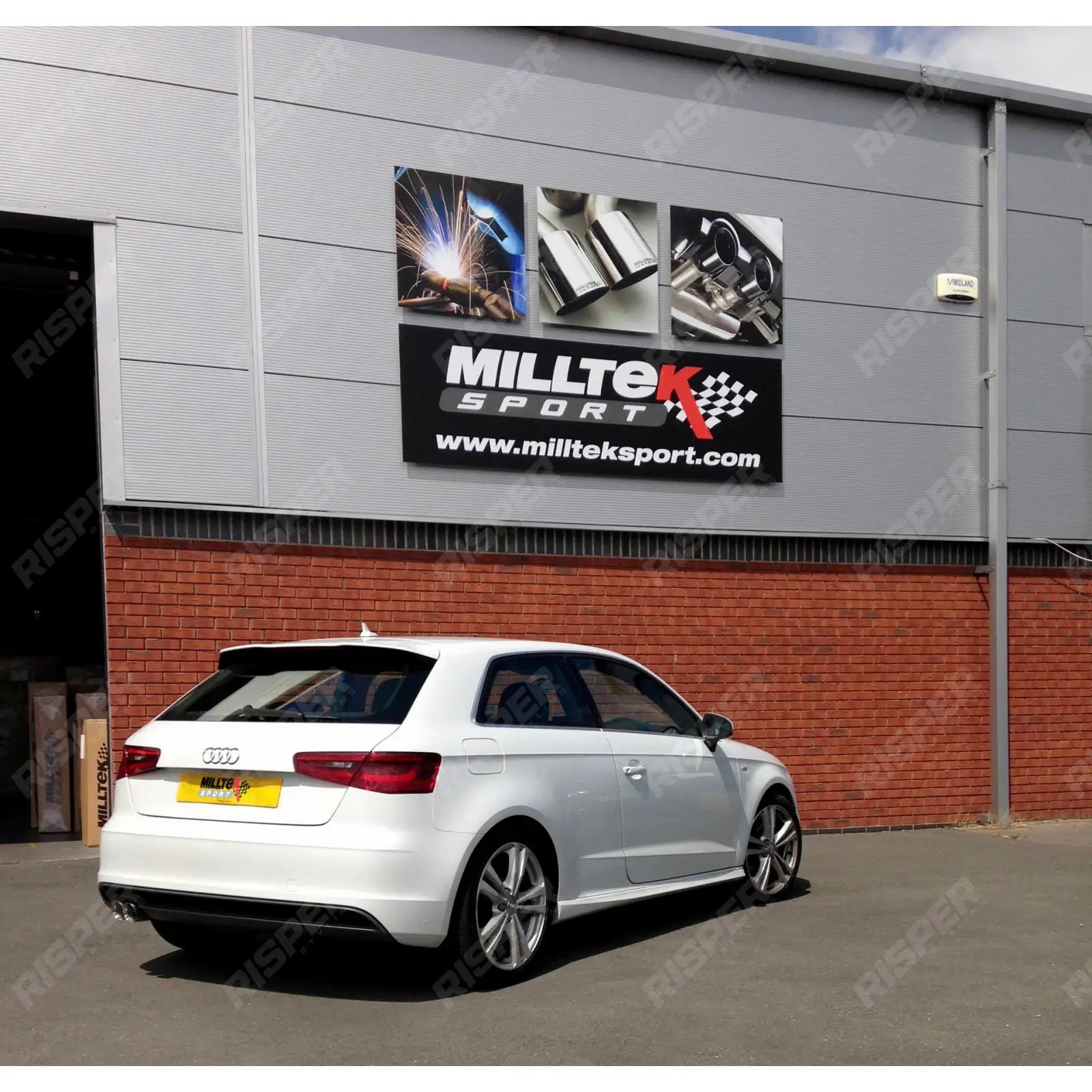 Milltek Sport Cat Back Exhaust System For Audi A3 8V 2.0TDI 184PS 2013-2020 -