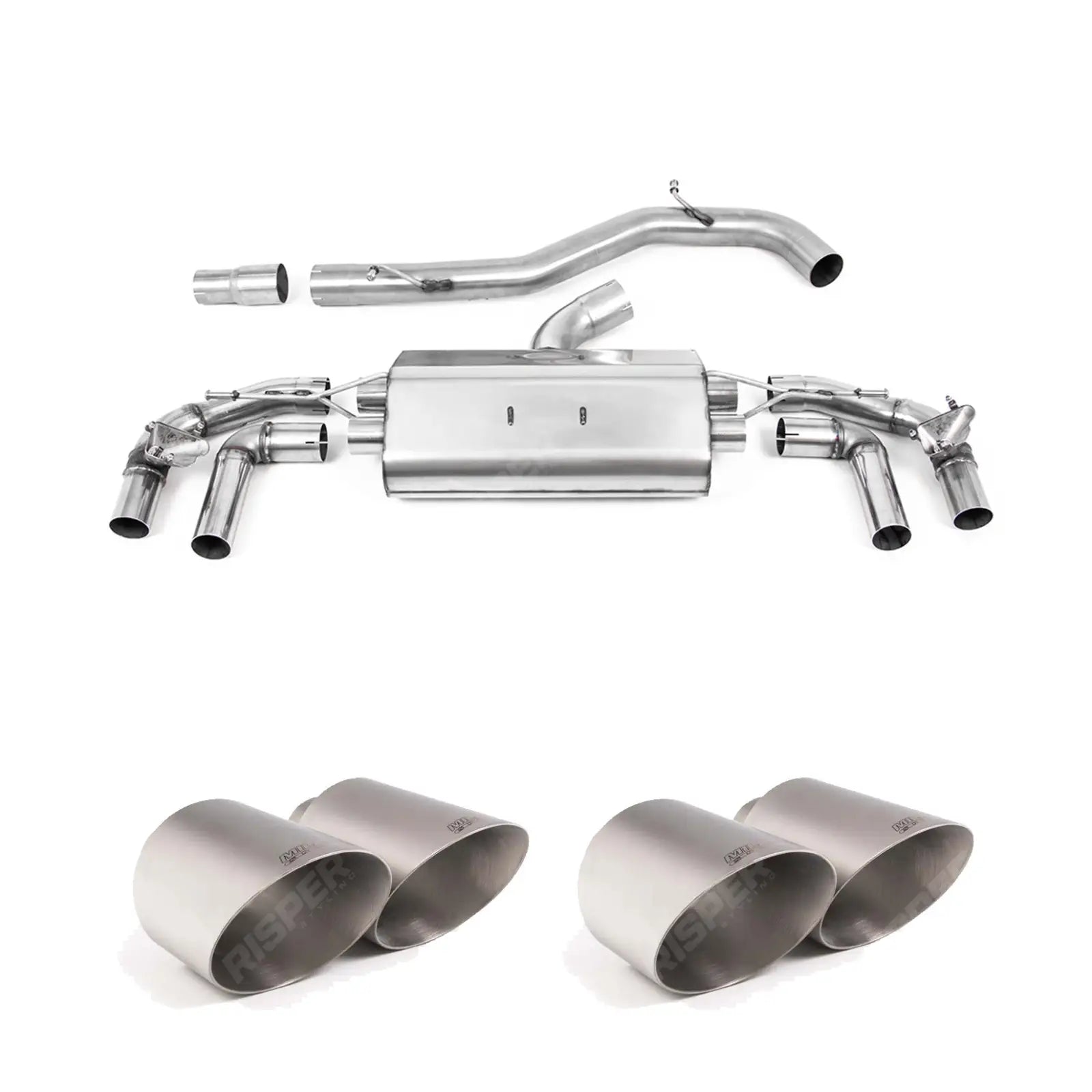 Milltek Sport Non Resonated OPF Back Exhaust System For Volkswagen Golf MK8.5 R 2024+ - (333ps)
