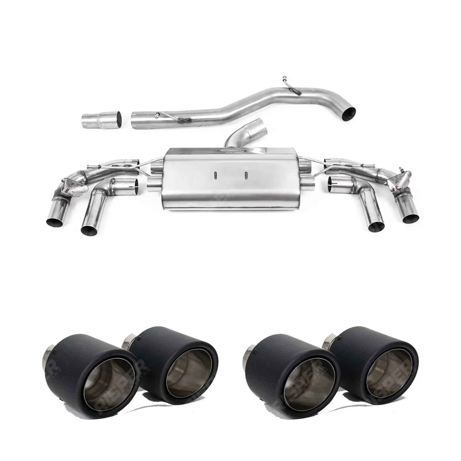 Milltek Sport Non Resonated OPF Back Exhaust System For Volkswagen Golf MK8.5 R 2024+ - (333ps)