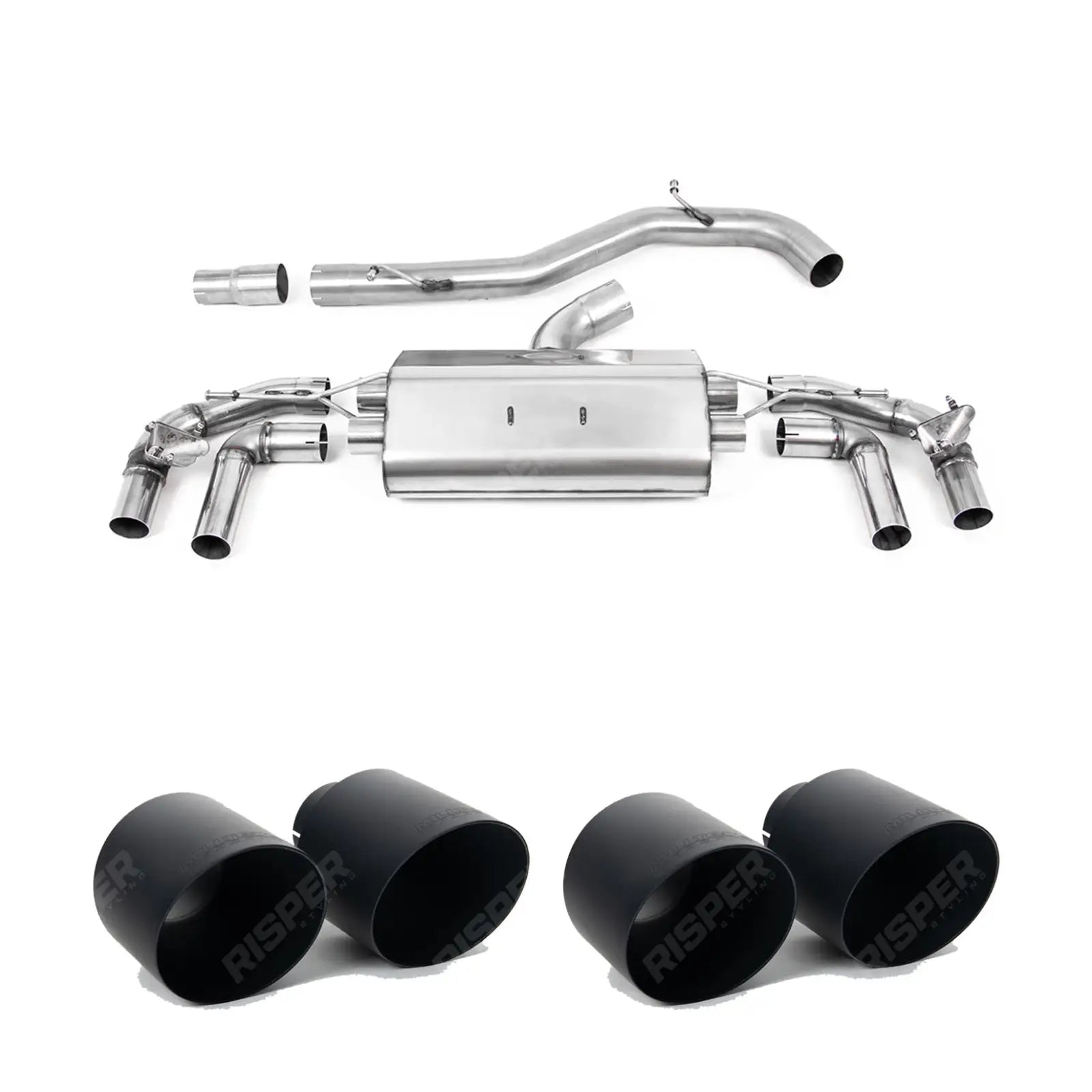 Milltek Sport Non Resonated OPF Back Exhaust System For Volkswagen Golf MK8.5 R 2024+ - (333ps)