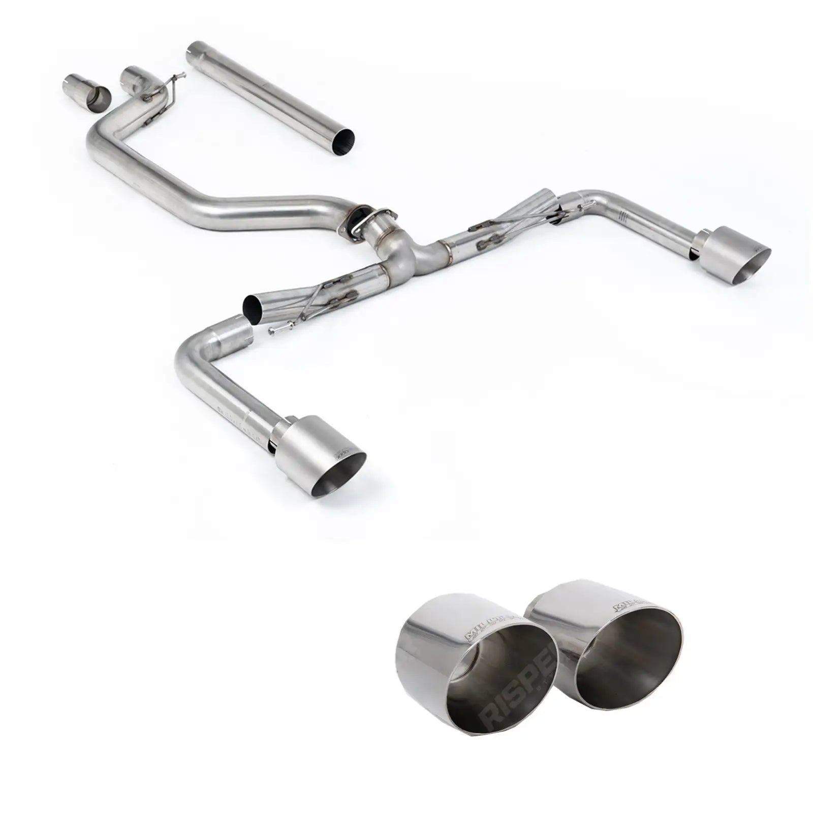 Milltek Sport OPF Back Exhaust System For Volkswagen Golf MK8 GTi 2020-2024 - (245ps)