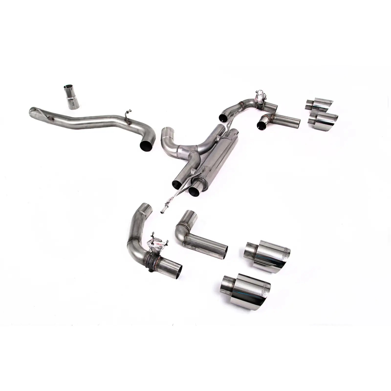 Milltek Sport Race OPF Back Exhaust System For Volkswagen Golf MK8.5 R 2024+ - (333ps)