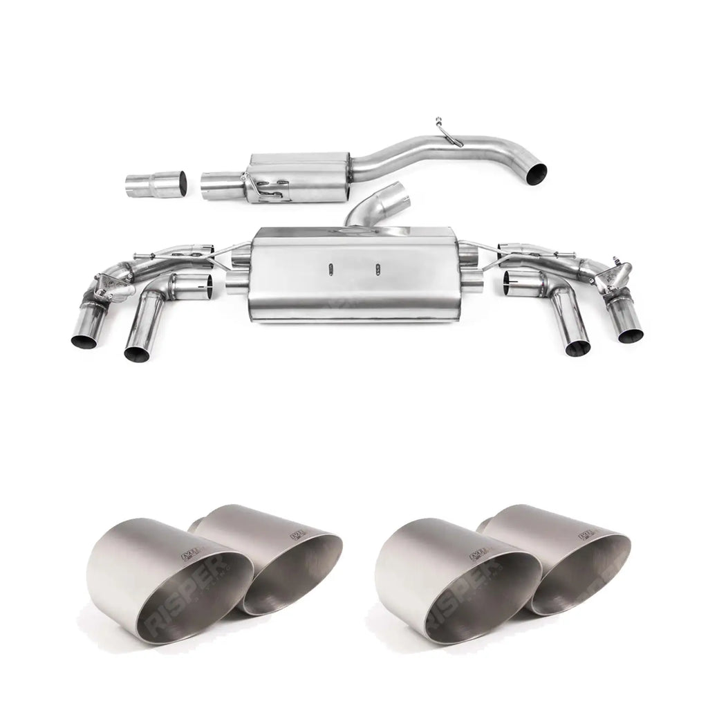 Milltek Sport Resonated OPF Back Exhaust System For Volkswagen Golf MK8.5 R 2024+ - (333ps)