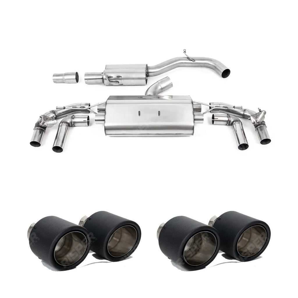 Milltek Sport Resonated OPF Back Exhaust System For Volkswagen Golf MK8.5 R 2024+ - (333ps)