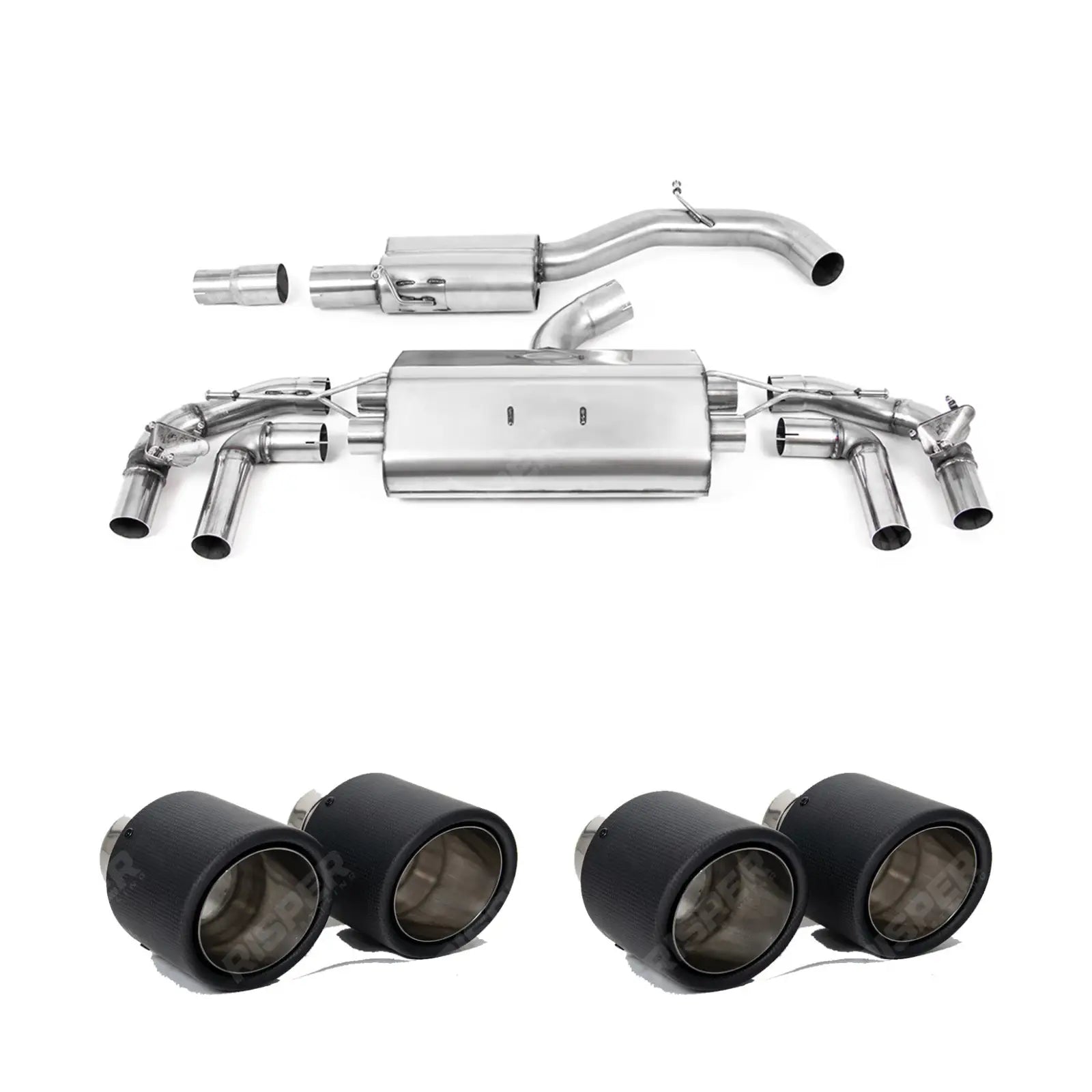 Milltek Sport Resonated OPF Back Exhaust System For Volkswagen Golf MK8.5 R 2024+ - (333ps)