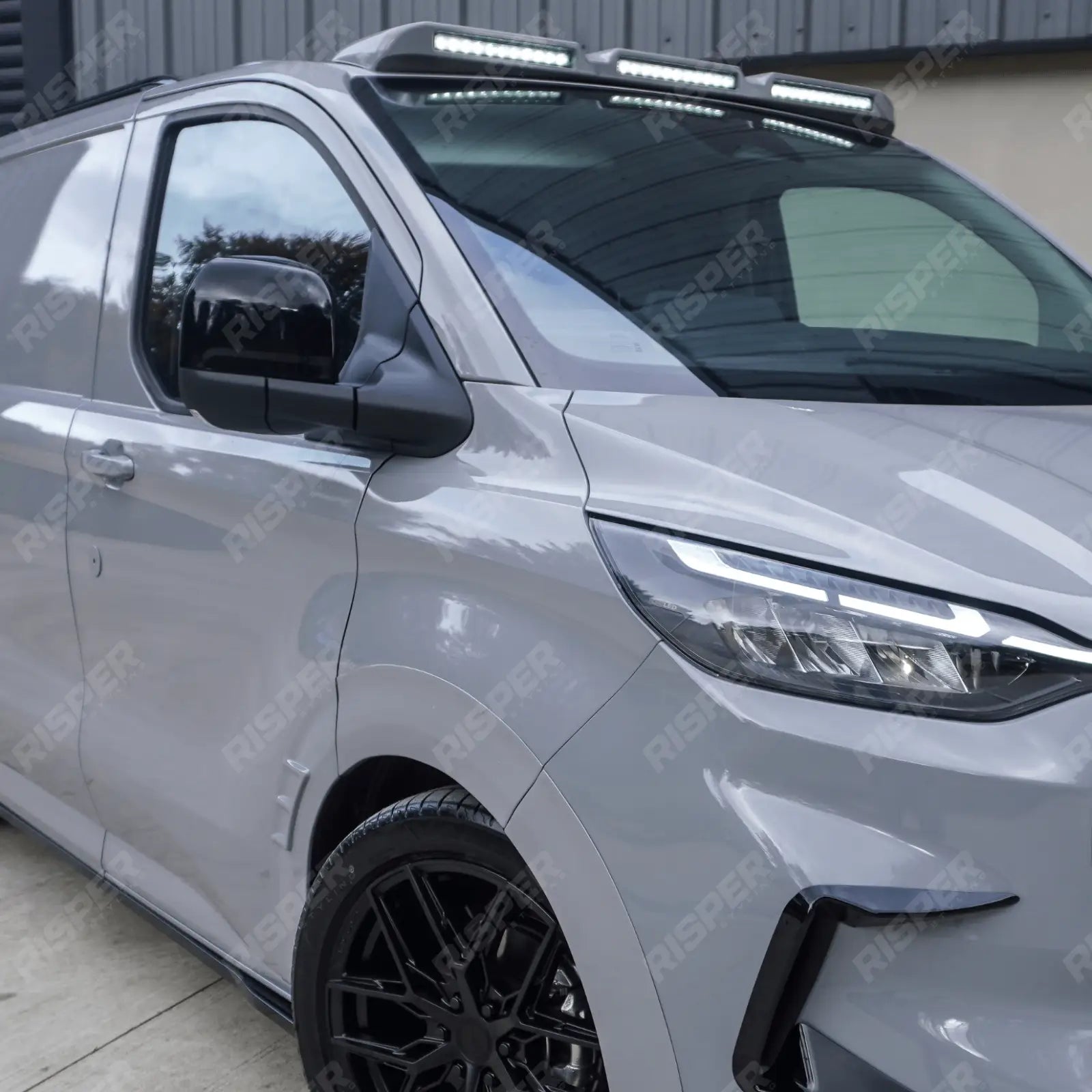 Mirror Cap Replacement In Gloss Black For Ford Transit Custom MK2 2024 on