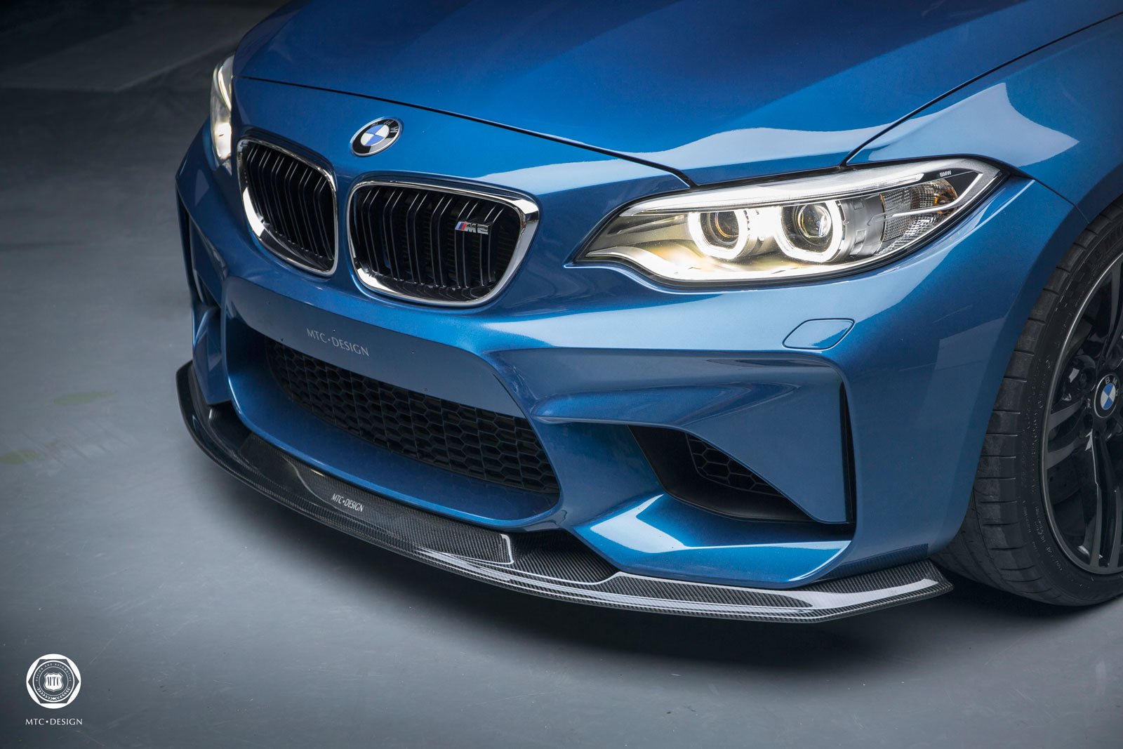 MTC DESIGN - BMW M2 F87 DRY CARBON FIBRE FRONT LIP (STREET VERSION)