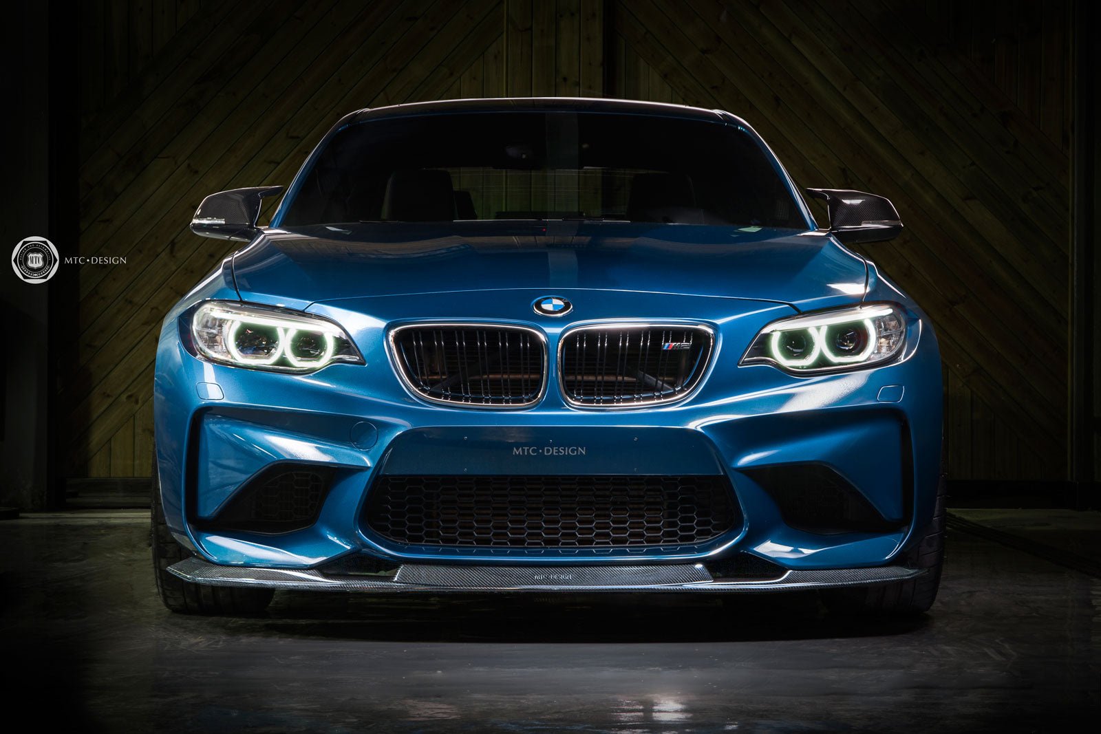 MTC DESIGN - BMW M2 F87 DRY CARBON FIBRE FRONT LIP (STREET VERSION)