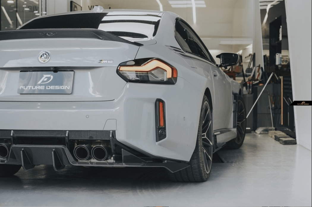 MTC DESIGN - BMW M2 G87 DRY CARBON FIBER REAR DIFFUSER UNDERSKIRT