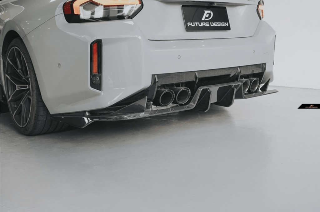 MTC DESIGN - BMW M2 G87 DRY CARBON FIBER REAR DIFFUSER UNDERSKIRT