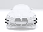 MTC DESIGN - BMW M3 G80 / M4 G82 DRY CARBON FIBRE CANARDS (TRACKPACK VERSION)