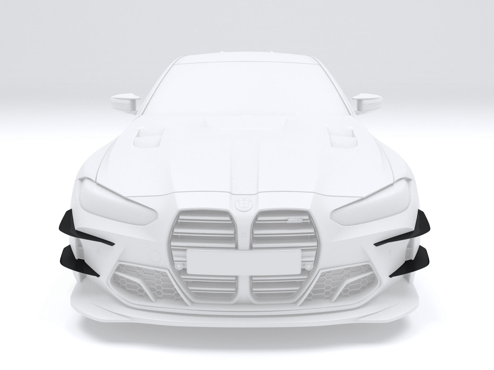 MTC DESIGN - BMW M3 G80 / M4 G82 DRY CARBON FIBRE CANARDS (TRACKPACK VERSION)