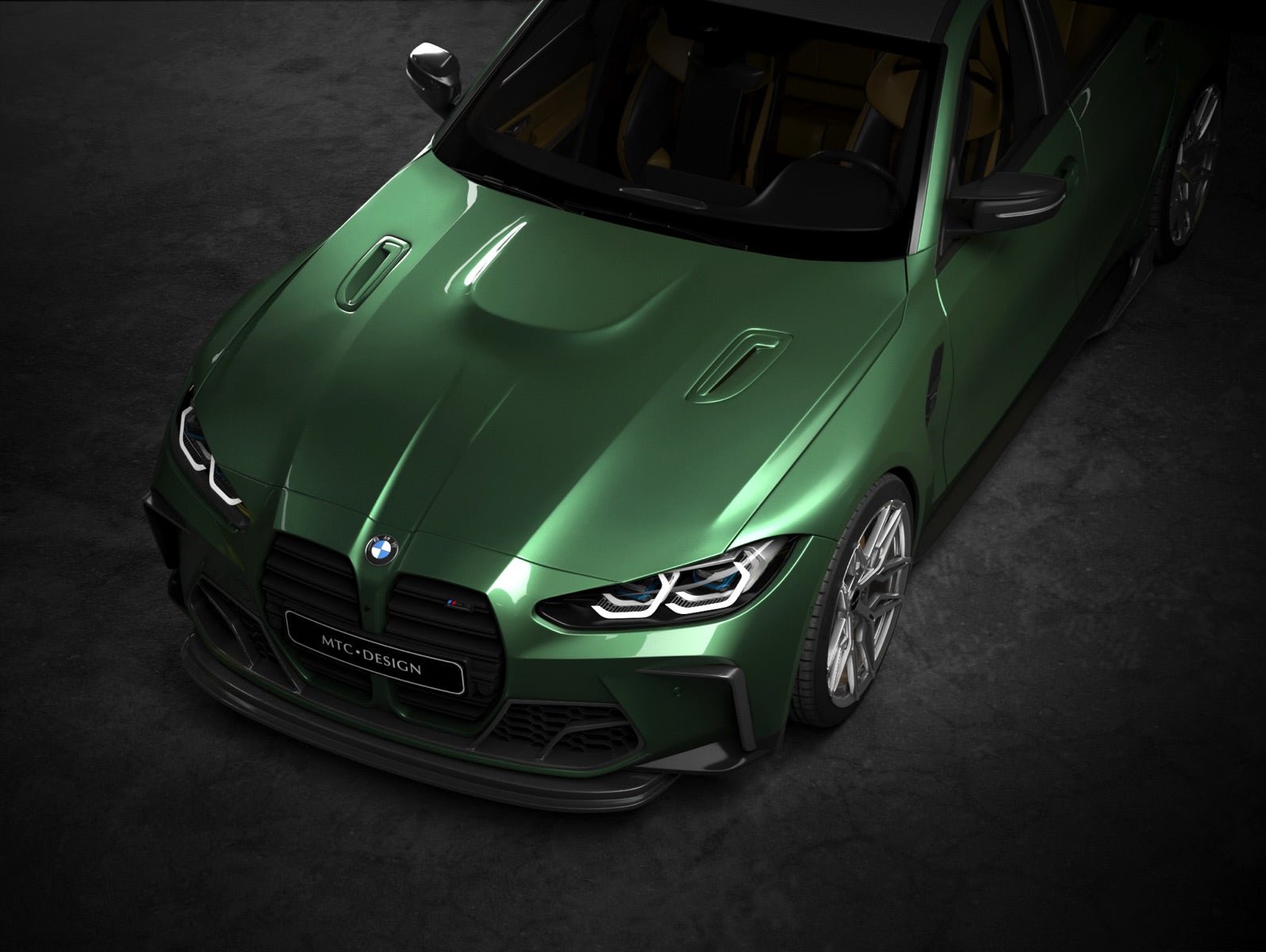 MTC DESIGN - BMW M3 G80 / M4 G82 DRY CARBON FIBRE FRONT HOOD BONNET (STREET VERSION)