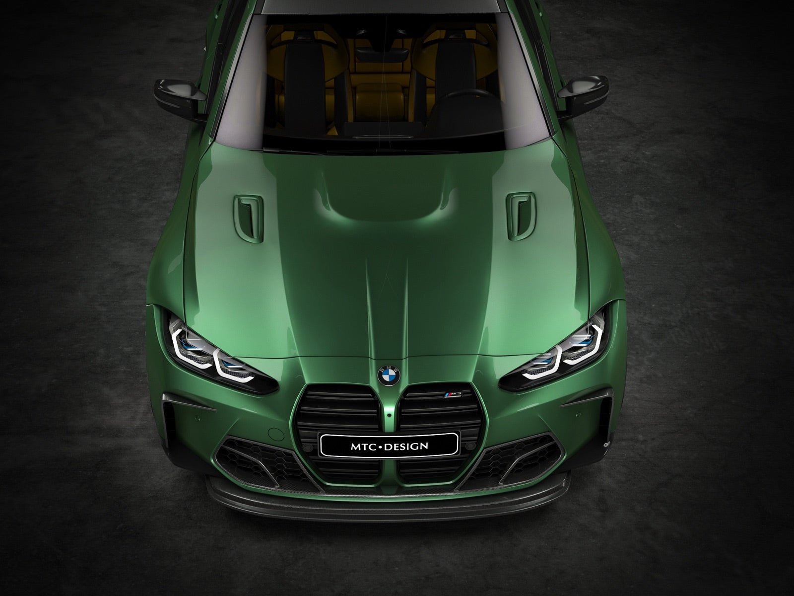 MTC DESIGN - BMW M3 G80 / M4 G82 DRY CARBON FIBRE FRONT HOOD BONNET (STREET VERSION)