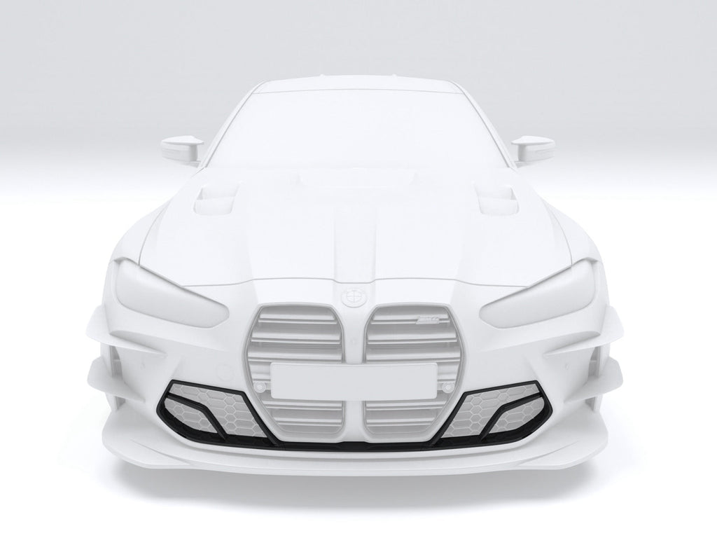 MTC DESIGN - BMW M3 G80 / M4 G82 DRY CARBON FIBRE FRONT INTAKE COVER (TRACKPACK VERSION)