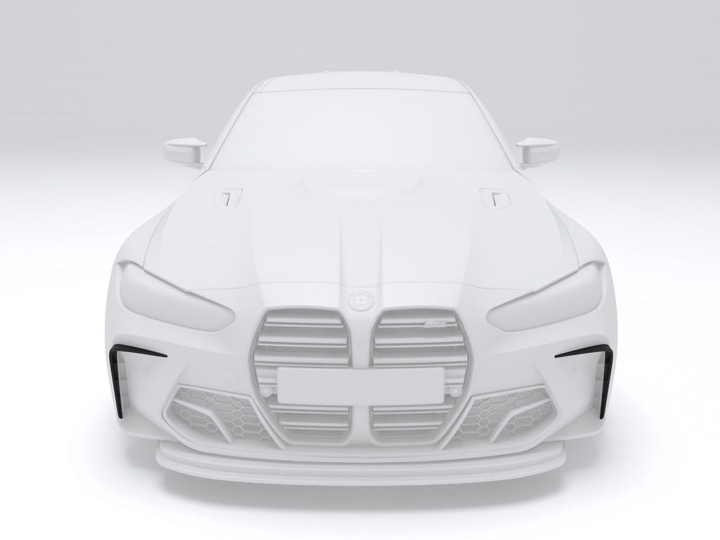 MTC DESIGN - BMW M3 G80 / M4 G82 DRY CARBON FIBRE FRONT INTAKE TRIM (STREET VERSION)