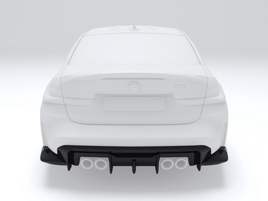 MTC DESIGN - BMW M3 G80 / M4 G82 DRY CARBON FIBRE REAR DIFFUSER (STREET VERSION)