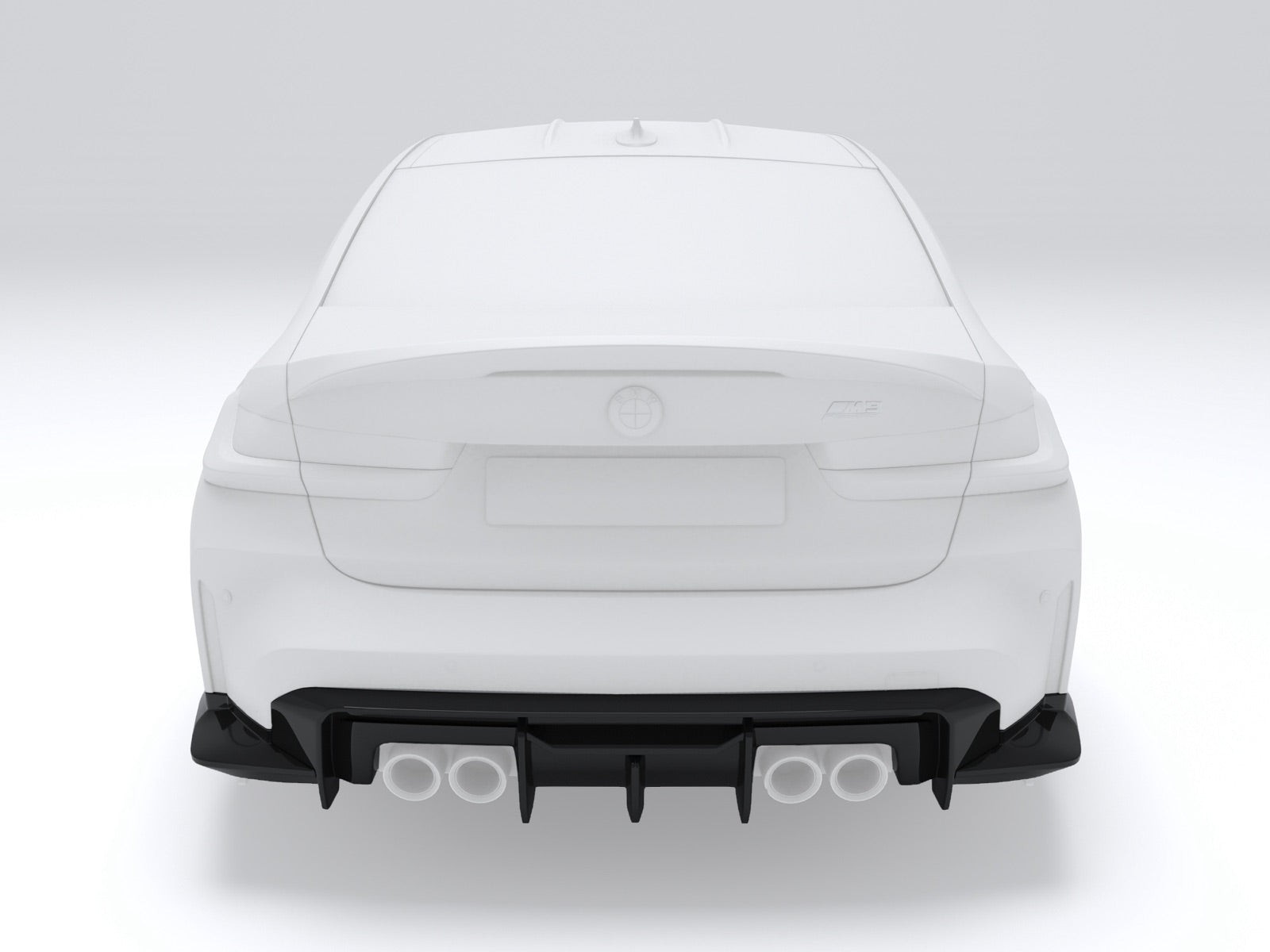 MTC DESIGN - BMW M3 G80 / M4 G82 DRY CARBON FIBRE REAR DIFFUSER (STREET VERSION)