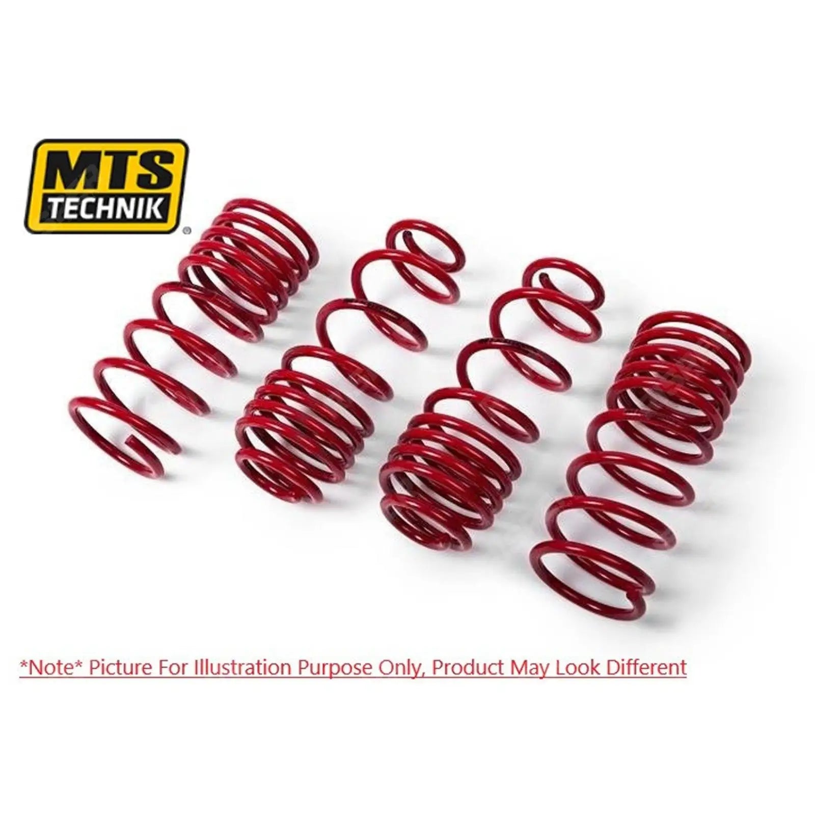 MTS Lowering Springs Front 55mm, Rear 75mm For Volkswagen Caddy MK5 2021+