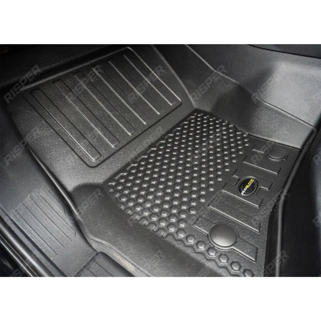 Mud Block Floor Mats Full Set For Land Rover Defender L663 90 2020 Onward